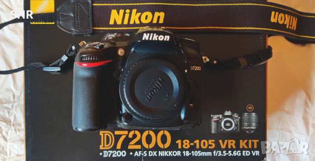 Продавам DSLR фотоапарат Nikon D7200, снимка 3 - Фотоапарати - 44885525