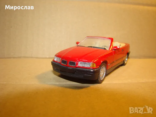 1:43 SOLIDO BMW 3 КАБРИО МОДЕЛ КОЛИЧКА ИГРАЧКА, снимка 3 - Колекции - 48355502