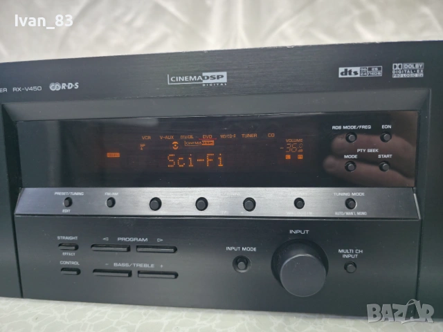 Усилвател - ресивър Yamaha RX-V450, снимка 2 - Ресийвъри, усилватели, смесителни пултове - 53540938