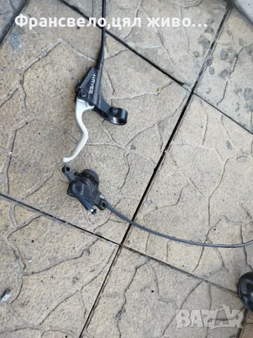 Задна работеща хидравлична спирачка за велосипед колело , снимка 1