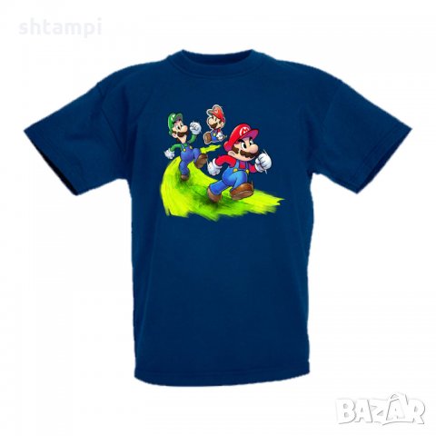 Детска тениска Супер Марио Paper Mario Run, снимка 5 - Детски тениски и потници - 33089265