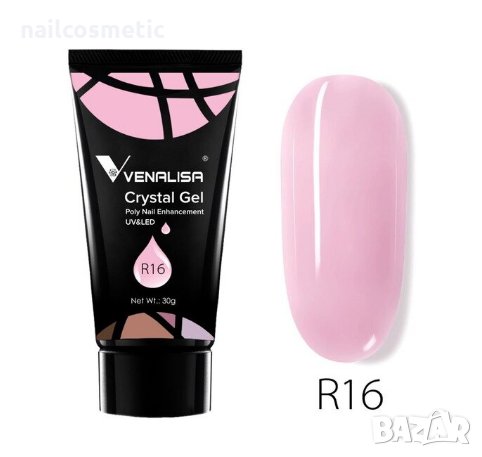 Полигел / Polygel CRYSTAL VENALISA ЗА ИЗГРАЖДАНЕ 30ГР, снимка 9 - Продукти за маникюр - 32816669