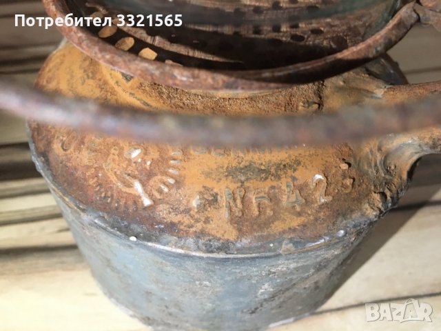 Стара немска газена лампа, снимка 6 - Антикварни и старинни предмети - 39089470