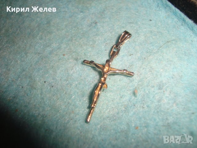 КРАСИВО НАГРЪДНО РАЗПЯТИЕ КРЪСТЧЕ 25561, снимка 2 - Колиета, медальони, синджири - 35585766