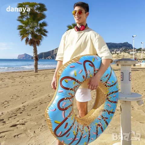 5819 Голям надуваем пояс поничка Bestway донът 107см, снимка 5 - Водни спортове - 49475082