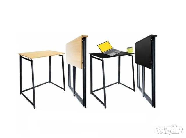 Сгъваемо бюро / Малко бюро за компютър и лаптоп – дървесен или черен