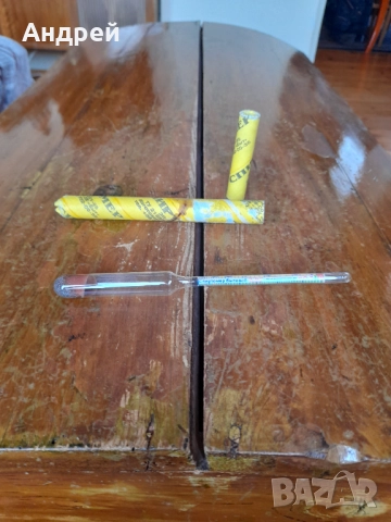 Стар спиртомер #18, снимка 2 - Други ценни предмети - 52079356