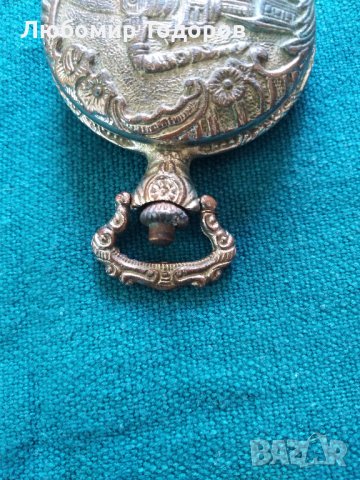 Джобен часовник с капак MARINA-antimagnetic, снимка 3 - Други ценни предмети - 33367170