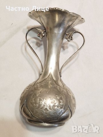 Старинен Сребърен Италиански Аристократичен Съд за Вино 19 век, снимка 2 - Антикварни и старинни предмети - 34879945