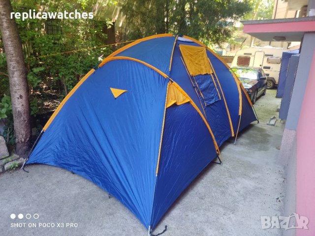 Шестместна палатка немска, снимка 2 - Палатки - 37107453