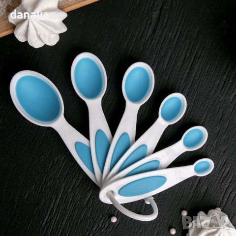 3675 Комплект мерителни лъжички, 6 броя, снимка 2 - Аксесоари за кухня - 40495698