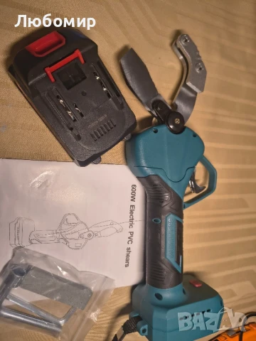 Безжична машина за рязане на PVC тръби Pyhodi с безчетков мотор, включена батерия 21V 2000mAh,

, снимка 4 - Други инструменти - 50667803