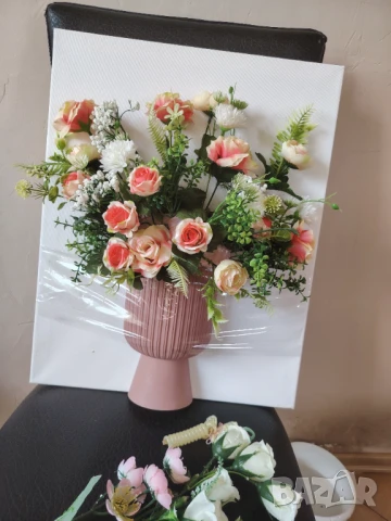 Картина с 3д цветя , снимка 8 - Декорация за дома - 51133991