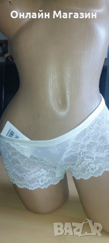 Луксозен боксер с сатен и дантела  40-42л 