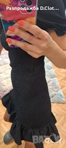  Shein черна рокля XS-S  , снимка 7 - Рокли - 46584444