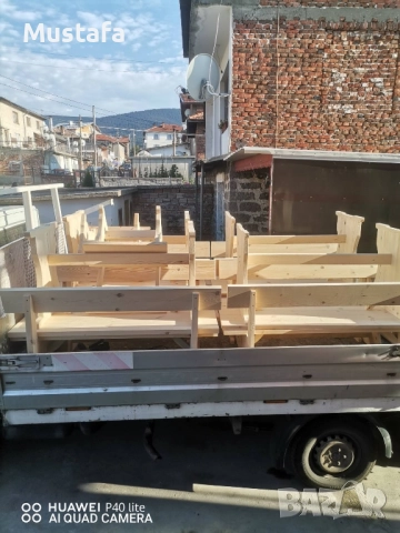 маси и пейки , снимка 2 - Градински мебели, декорация  - 52202308