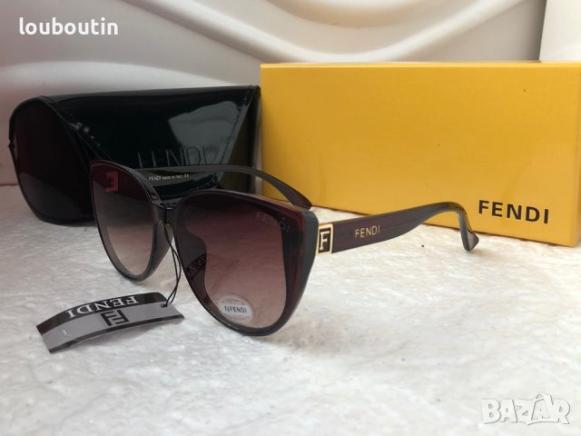 Fendi 2022 дамски слънчеви очила тип котка с лого, снимка 9 - Слънчеви и диоптрични очила - 37110238
