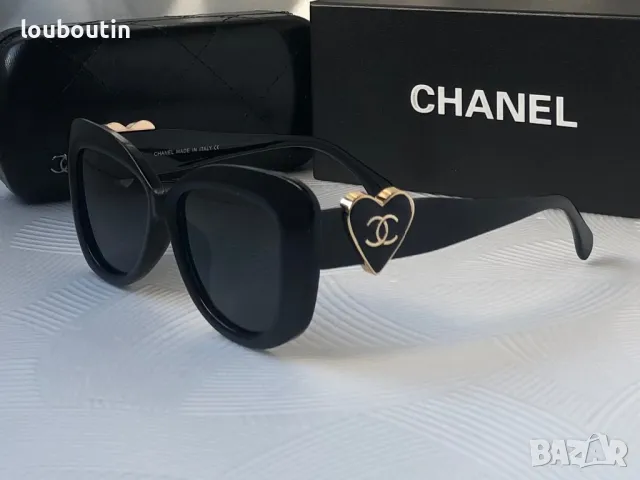 CH дамски слънчеви очила черни , снимка 16 - Слънчеви и диоптрични очила - 48002716