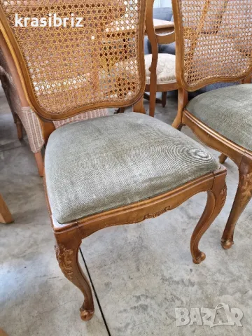 Масивни Барокови Столове-2бр.-внос от Германия-ОБЯВЕНАТА ЦЕНА Е ЗА БРОЙ!, снимка 4 - Столове - 50186678