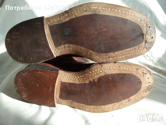 Ботуши, Военни, Естествена Кожа, Къси Кончови, снимка 7 - Антикварни и старинни предмети - 44068875