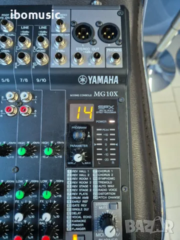 Yamaha MG10x Смесителен пулт миксер smesitelen pult mikser, снимка 2 - Ресийвъри, усилватели, смесителни пултове - 48807775