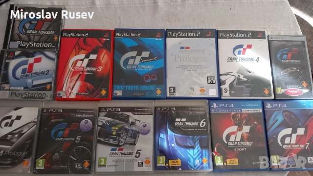 Единствена в БГ Пълна Коленция Gran Turismo 1, 2, 3, 4, 5, 6, 7 и още Гран турисмо пълна колекция, снимка 3 - Игри за PlayStation - 37747969