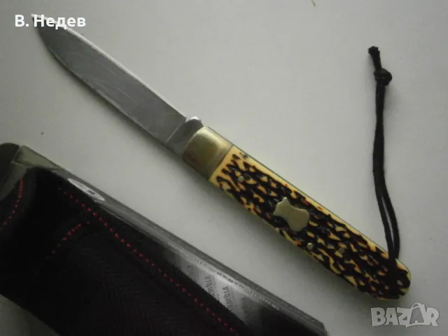 Columbia Jinlang co, сгъваем нож, S308, като нов!, снимка 6 - Ножове - 50420268