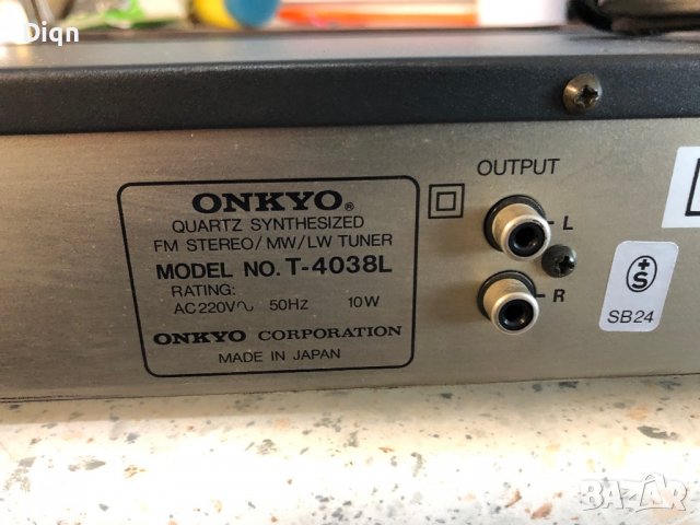 Onkyo T-4038, снимка 11 - Ресийвъри, усилватели, смесителни пултове - 37647221