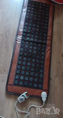 3D Турманиев Матрак от Турмалин и Германий Нефритено Легло с Подгряващи Турмалинови Камъни с Нефрит, снимка 9 - Масажори - 50727466