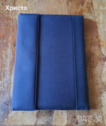 чанта папка луксозна за документи синя Марксман Marksman Размер А4, снимка 11 - Ученически пособия, канцеларски материали - 52349682