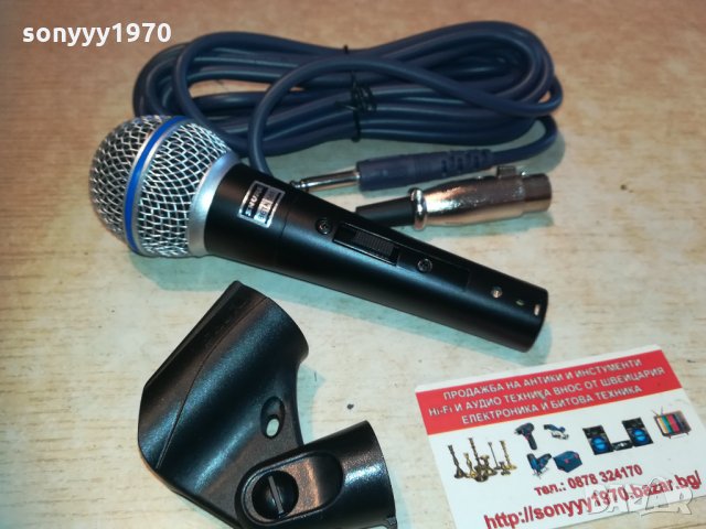 shure beta sm58s-profi microphone-внос швеицария 2603210918