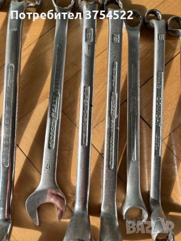 Ключ комбиниран гаечен и лула Ключове лули HAZET wiesemann matador gearwrench 11бр, снимка 4 - Ключове - 53139020