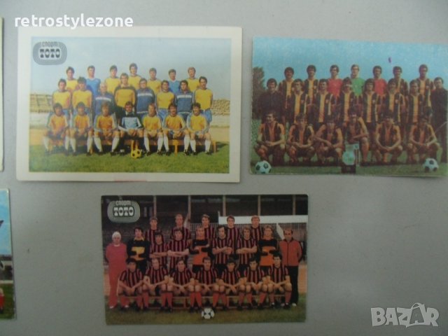 № 7299 лот 11 броя стари календарчета - футболни отбори, снимка 6 - Други ценни предмети - 43348648