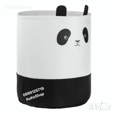 Кош за играчки "Панда"-30х40 см./кош за играчки/органайзер за играчки, снимка 2 - Други - 50071020