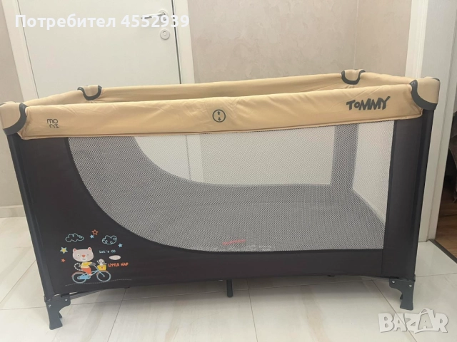 Преносима детска кошарка с матраче, снимка 4 - Бебешки легла и матраци - 51659019