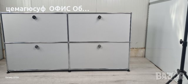 USM  Haller офис бюфет средно сив гланц внос от германия , снимка 7 - Бюфети - 43534421