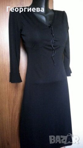 Черна официална рокля ПРОМОЦИЯ 🍀👗 XS, S, S/M🍀👗 арт.261, снимка 2 - Рокли - 27244344