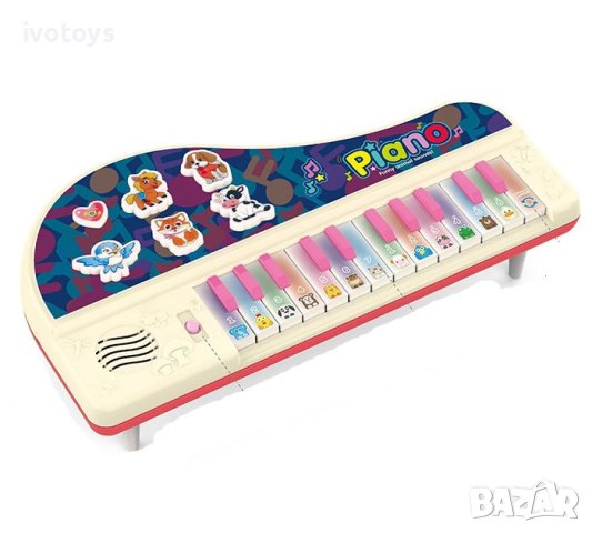 Детско музикално пиано, снимка 1 - Музикални играчки - 43436608