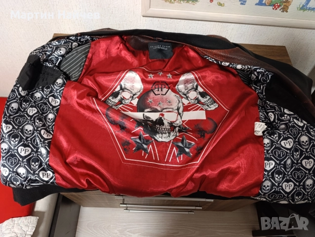 Кожено яке L, снимка 9 - Якета - 52309972