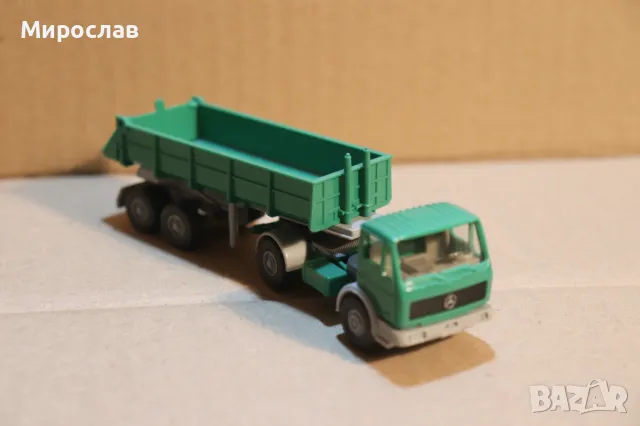 WIKING 1:87 H0 MERCEDES САМОСВАЛ ГОНДОЛА КАМИОН TIR МОДЕЛ, снимка 4 - Колекции - 49741095