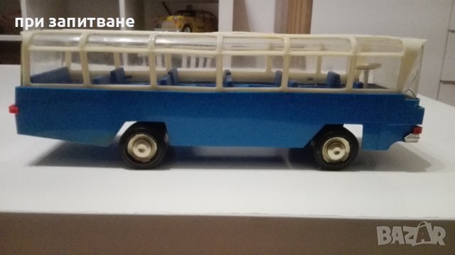 Стара играчка Автобус, ГДР, 31 см., снимка 8 - Колекции - 37971706