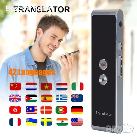 Интелигентен мигновен гласов преводач T8+