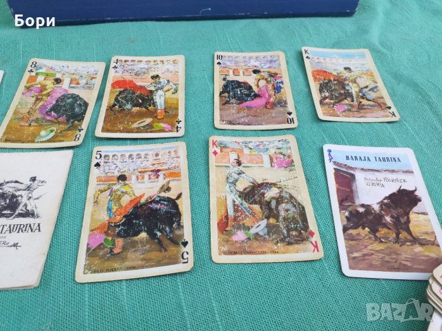 BARAJA TAURINA 1964г Карти за игра, снимка 5 - Карти за игра - 33421242