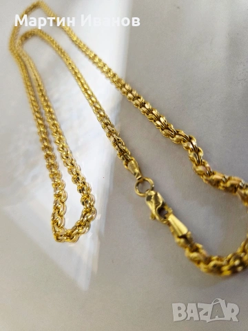 Златен синджир 7, снимка 4 - Колиета, медальони, синджири - 53604805