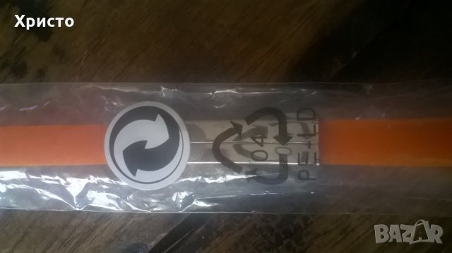 гривна силикон оранж и стомана дизайнерска, снимка 6 - Гривни - 28677866