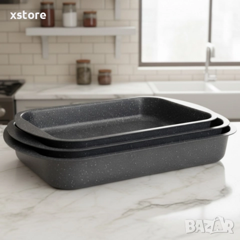 Мраморна тава за печене – повече място, по-малко усилие, снимка 2 - Съдове за готвене - 52687697