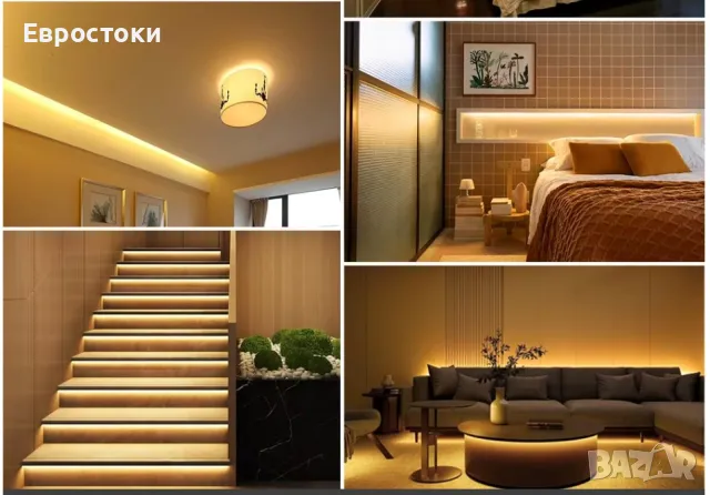 Гъвкава водоустойчива LED неонова лента за външна употреба, топла светлина 3000 К, 220V, 120 диода, снимка 4 - Лед осветление - 50234154