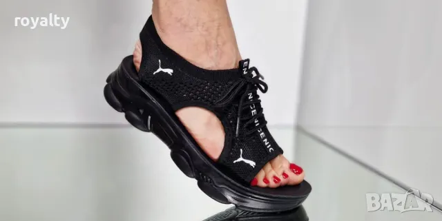 Puma черни дамски сандали , снимка 2 - Сандали - 50394288