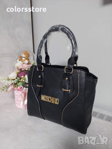 Черна чанта Moschino   код SG92, снимка 4 - Чанти - 35084530