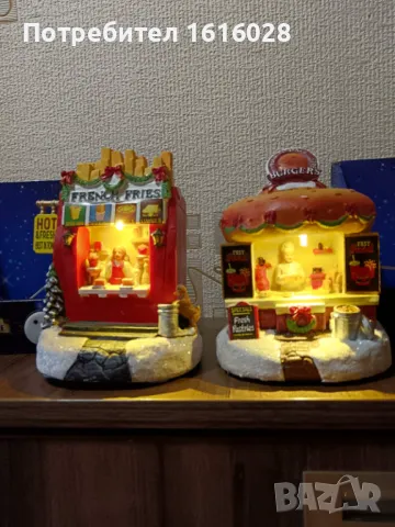 LED магазини за Бургери и Пържени картофки на MAGIC VILLAGЕ., снимка 11 - Декорация за дома - 47768098
